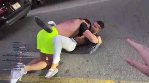 HSTikkyTokky and Zherka got in a street fight in Miami