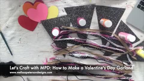 How to Make a Valentine's Day Garland
