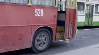 Soviet buss in Chisinau