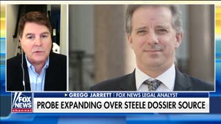Gregg Jarrett on investigation into secret source of Steele dossier expanding to Brookings Institute