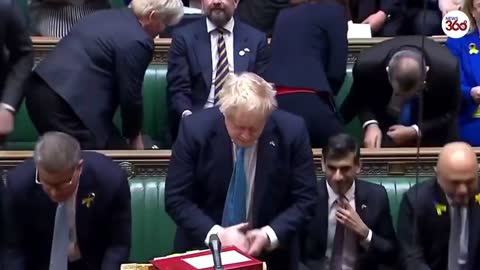Ukrainian ambassador to UK CHEERED & given standing ovation by MPs in Commons chamber