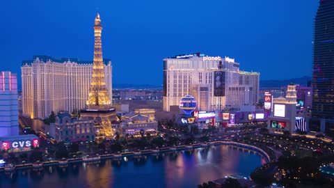 Las Vegas Sunset Panning