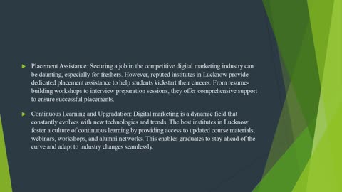 Benefits of Best Digital Marketing Training Institute in Lucknow