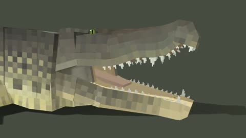 【Minecraft BE】Nile Crocodile - animation showcase_Cut.mp4