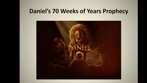 Bible Teaching: Daniel's Prophecy Coming Messiah Exact Day