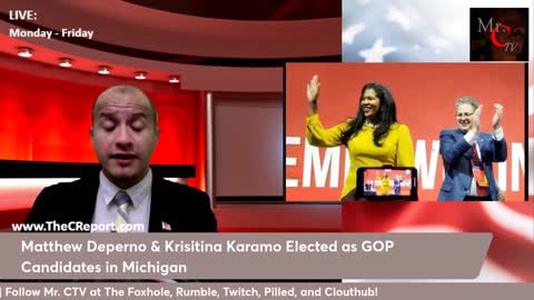 Matthew Deperno and Kristina Karamo Receive GOP Nomination in Michigan