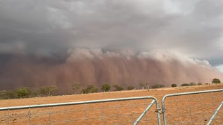 Dust Storm in through Time-Lapse