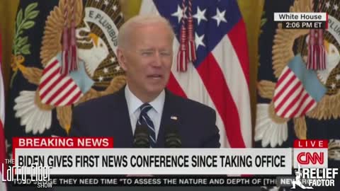 Larry Elder Dissects Biden's First Press Conference