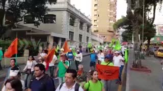 Docentes de Santander marcharon en Bucaramanga
