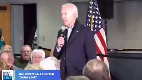 FLASHBACK: Biden calls voter a "damn liar"