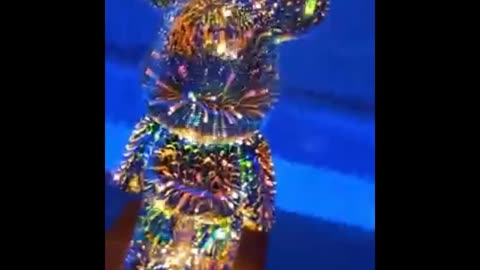 #FireworkBear3DLED #SparklingBearLight #3DLightBear