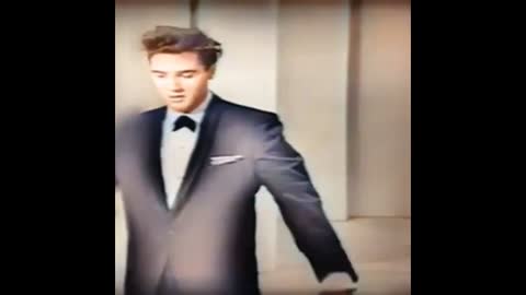 Elvis Presley Stuck On You 1960 Live Color Footage HD