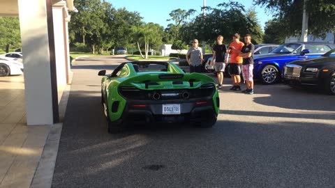 McLaren after DuPont Cars and Coffee St Petersburg FL