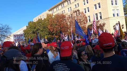 Trump Supporters Beat The Crap Out of Antifa after Million MAGA March Washington DC 2020