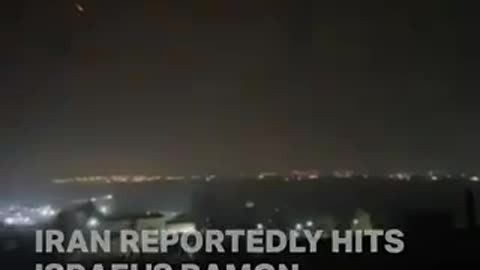 Israel's Ramon Airport in the Negev desert appears to have been hit by an Iranian strike