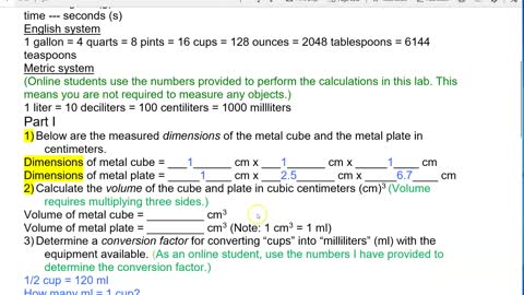 Metric Lab 1