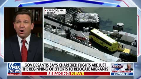 DeSantis responds to criminal investigation after he flew migrants to Martha's Vineyard