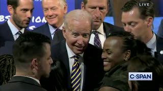 Biden Appears to Imitate Fish In Bizarre Response Following Speech In Cleveland