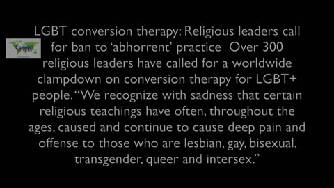 Interfaith movement pushing LGBTQ+ agenda