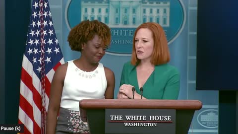 Psaki congratulates newly announced Press Secretary Karine Jean-Pierre