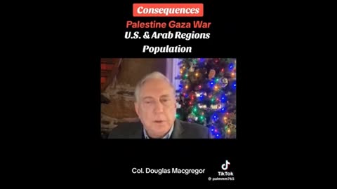 Col MacGregor on Israel and Gaza ..