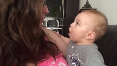 Toddler's emotional response when mommy sings opera will break your heart