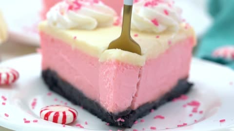 Decadent Brownie Peppermint Cheesecake Delight!