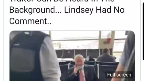 Lindsey Graham at the Airport