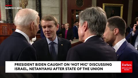 CAUGHT ON CAMERA-- Biden Has 'Hot Mic' Moment After State Of The Union Discussing Netanyahu
