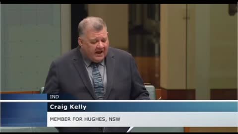 Craig Kelly speaks of about safety advice around covid vaccine!