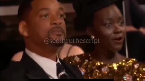 The Slaptraction; Will Smith fake slap Chris Rock scripted smack