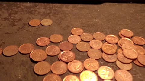 CANADIAN PENNY ROLL SEARCH, PICKED UP FROM BANK.