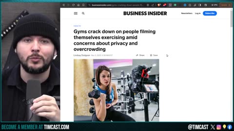 Woman FURIOUS After Man Tries Blocking Her Filming In Gym, Gym's Say NO MORE FLOOZY FILMING