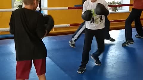 Boxing children