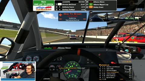 iRacing Xfinity at Rockingham - Losers finish the race