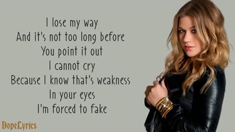 Because Of You - Kelly Clarkson (Lyrics)