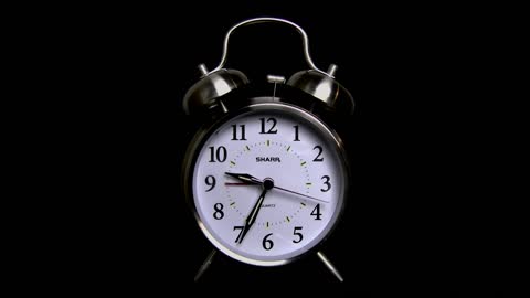 Free Alarm Clock Time Lapse Stock Footage B-Roll x2000 Creative Commons 1080p