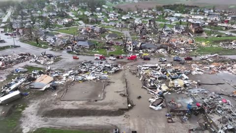 Drone footage of the tornado (https://t.me/police_frequency/115688)damage in Minden, Iowa.