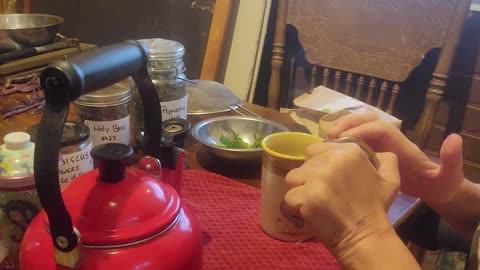 Several Ways to Make Tea with Home Grown Herbs