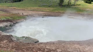 Boiling Pond Yellowstone National Park