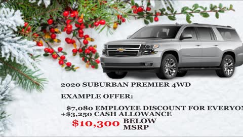 Chevrolet Suburban Employee Discount Ad