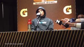 Cam Newton Walks Out of Post Game Press Conference
