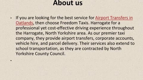 Get The Best Airport Transfers in Oatlands.