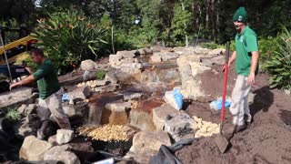 High Powered Pondless Waterfall