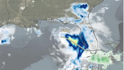 NASA IMERG Data Estimate Rainfall from Hurricane Sally