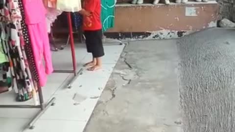 cute and very active kids