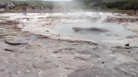 The Great Geysir, Iceland...