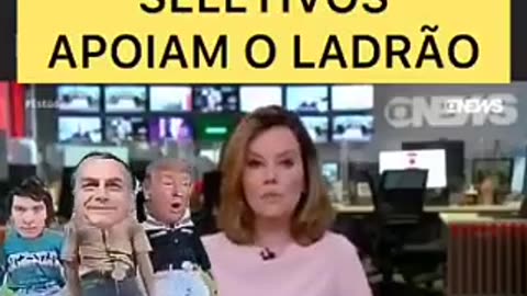 Chupa Natuza Nery militante chupa Globo News facção