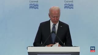 Biden ADMITS Taking Questions From Pre-Approved List of Reporters