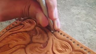 hand craft leathers carving